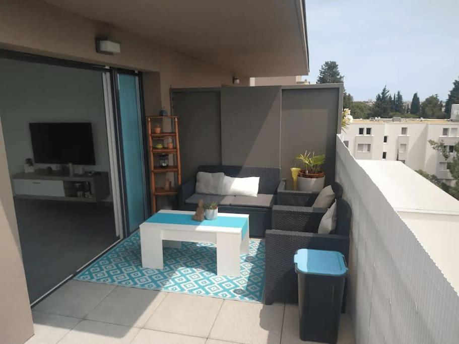 Magnifique Rooftop Duplex Climatise Familial, Aux Arceaux มงต์เปอลิเยร์ ภายนอก รูปภาพ